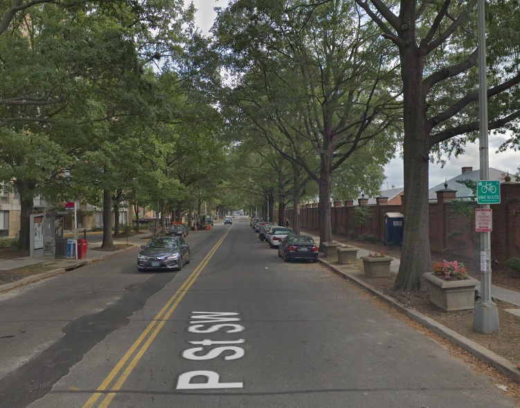 DDOT Proposed Cycle Track – P St. SW