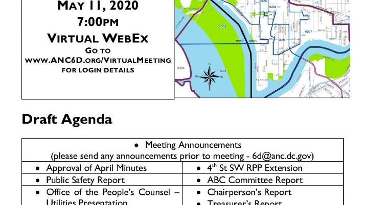May 11, 2020 Business Meeting Announcement
